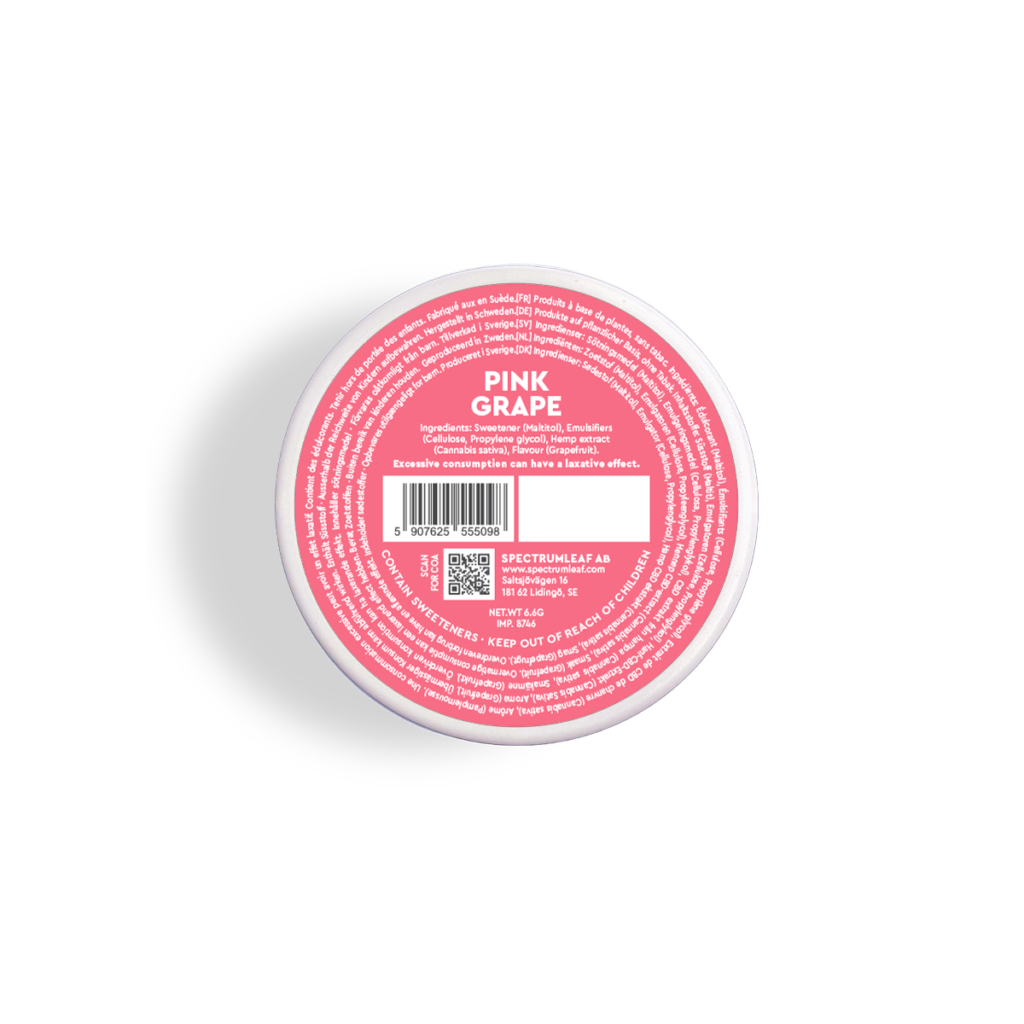 Pink Grape CBD Terug