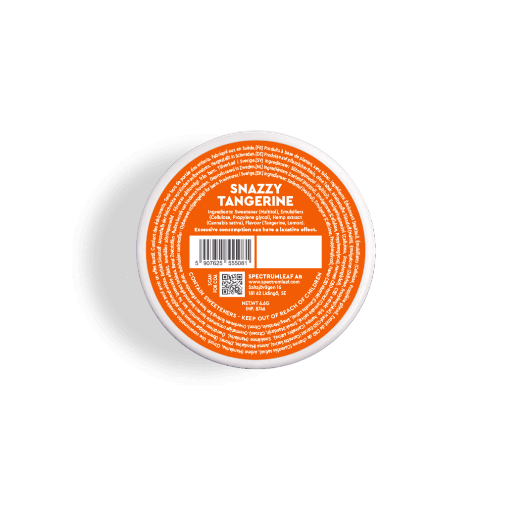Voon Snazzy Tangerine achterkant