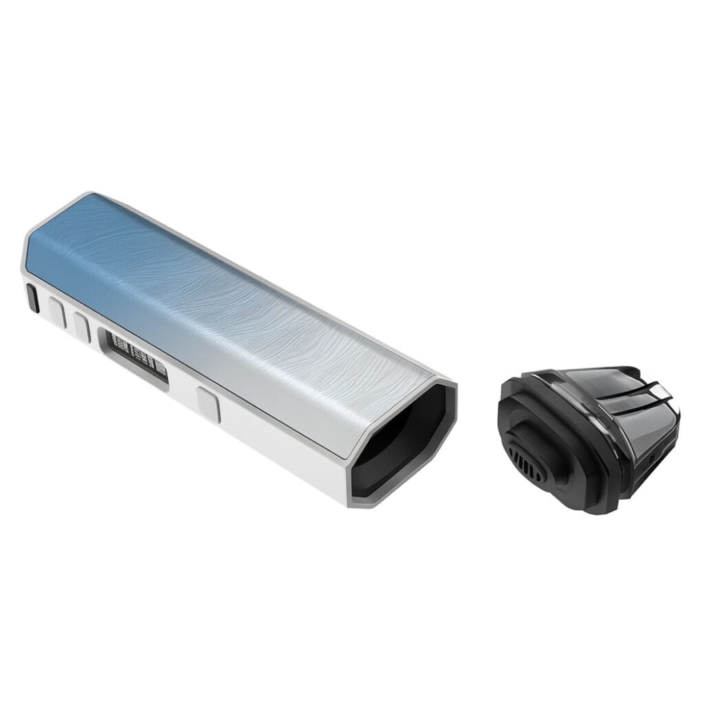Xvape Aria droogkruidvape Frostwave open