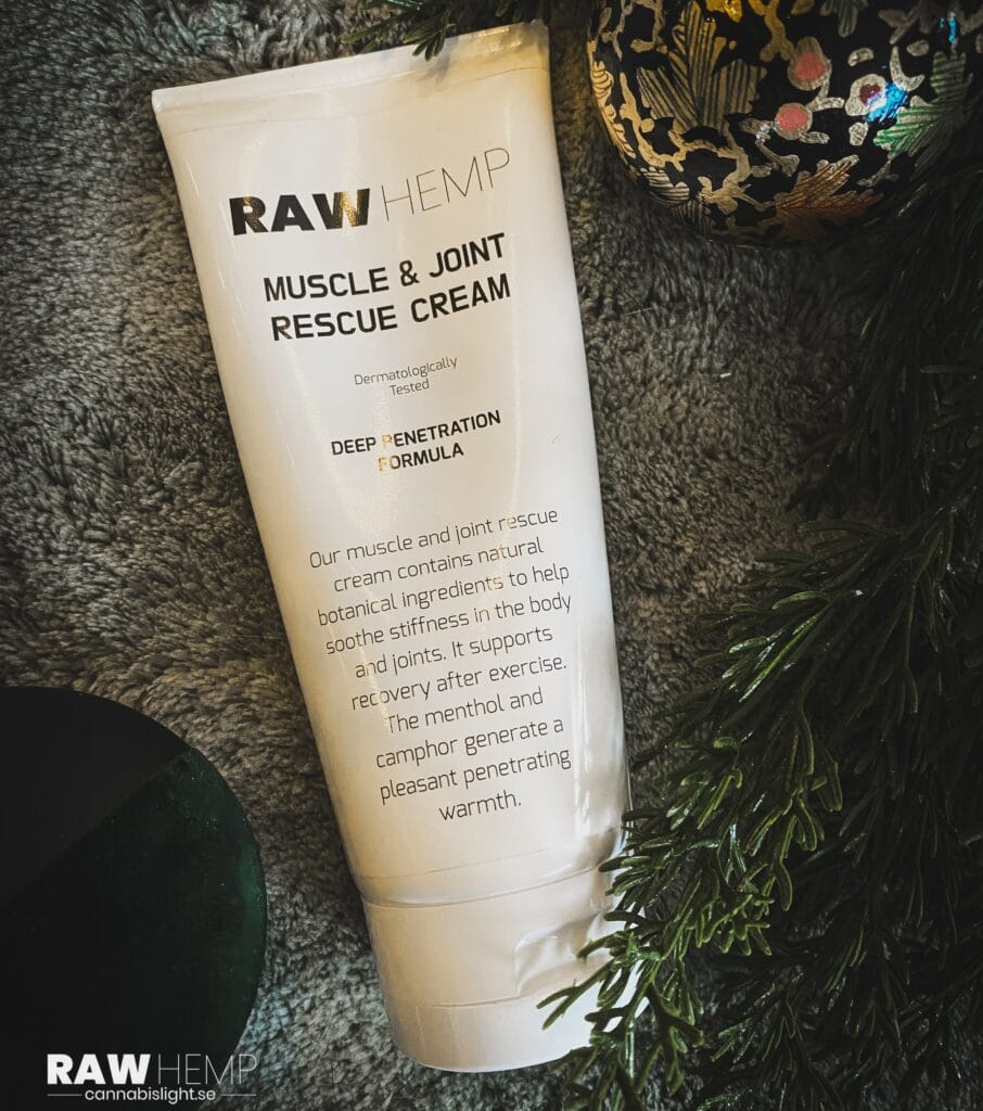 Muscle cream liniment with CBD