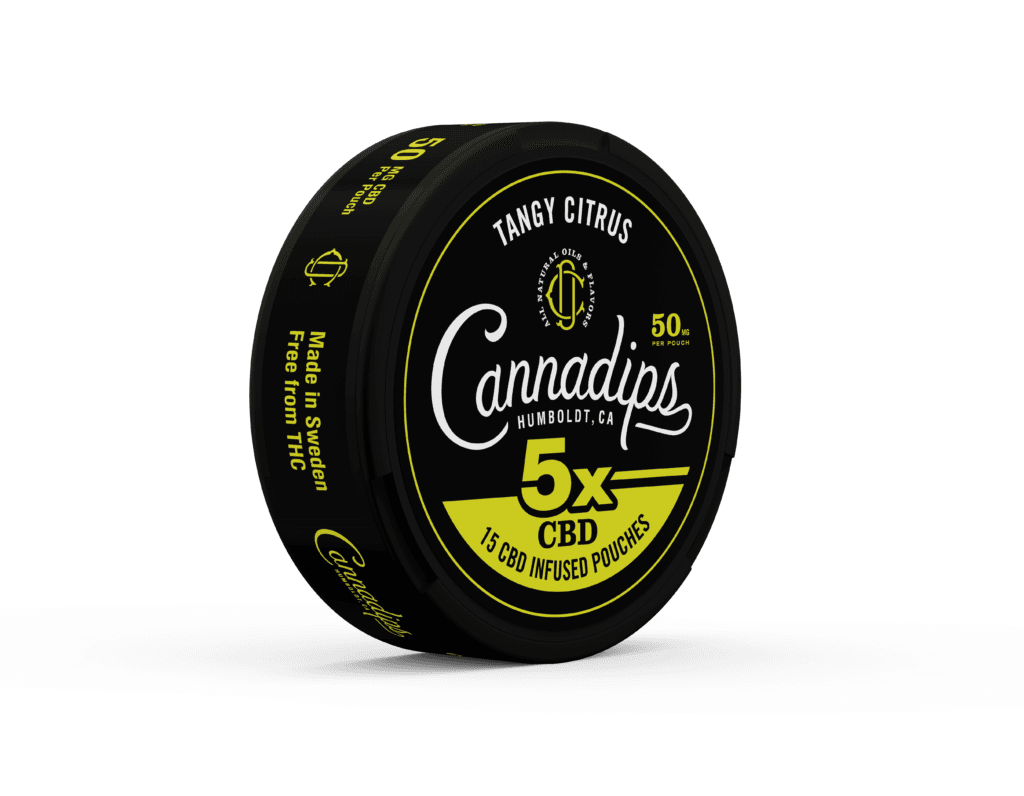 Cannadips Tangy Citrus 5x CBD stehend