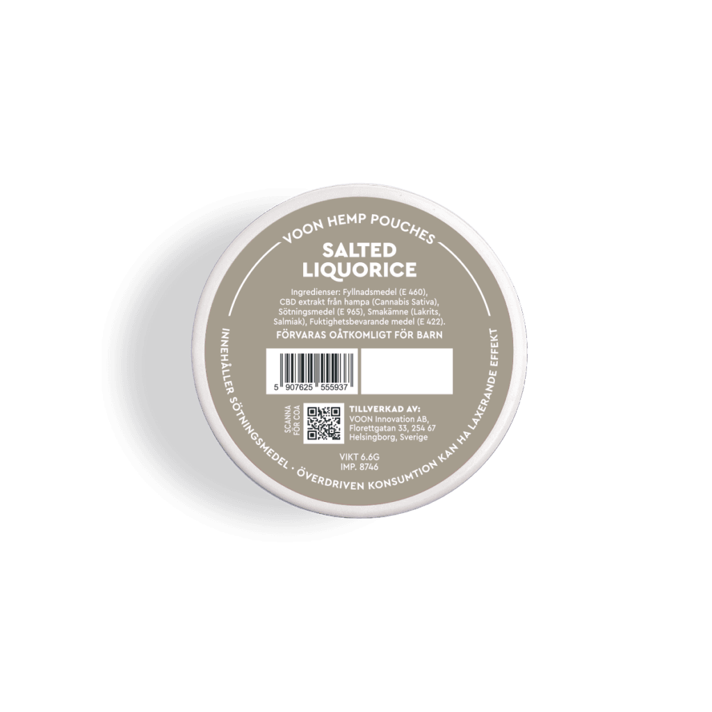 Voon Salted Liqourice tilbage