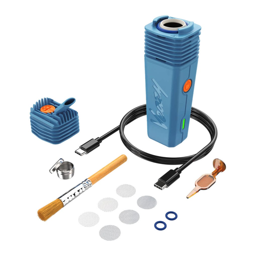 Storz & Bickel Veazy Dynamic blauwe apparatuur