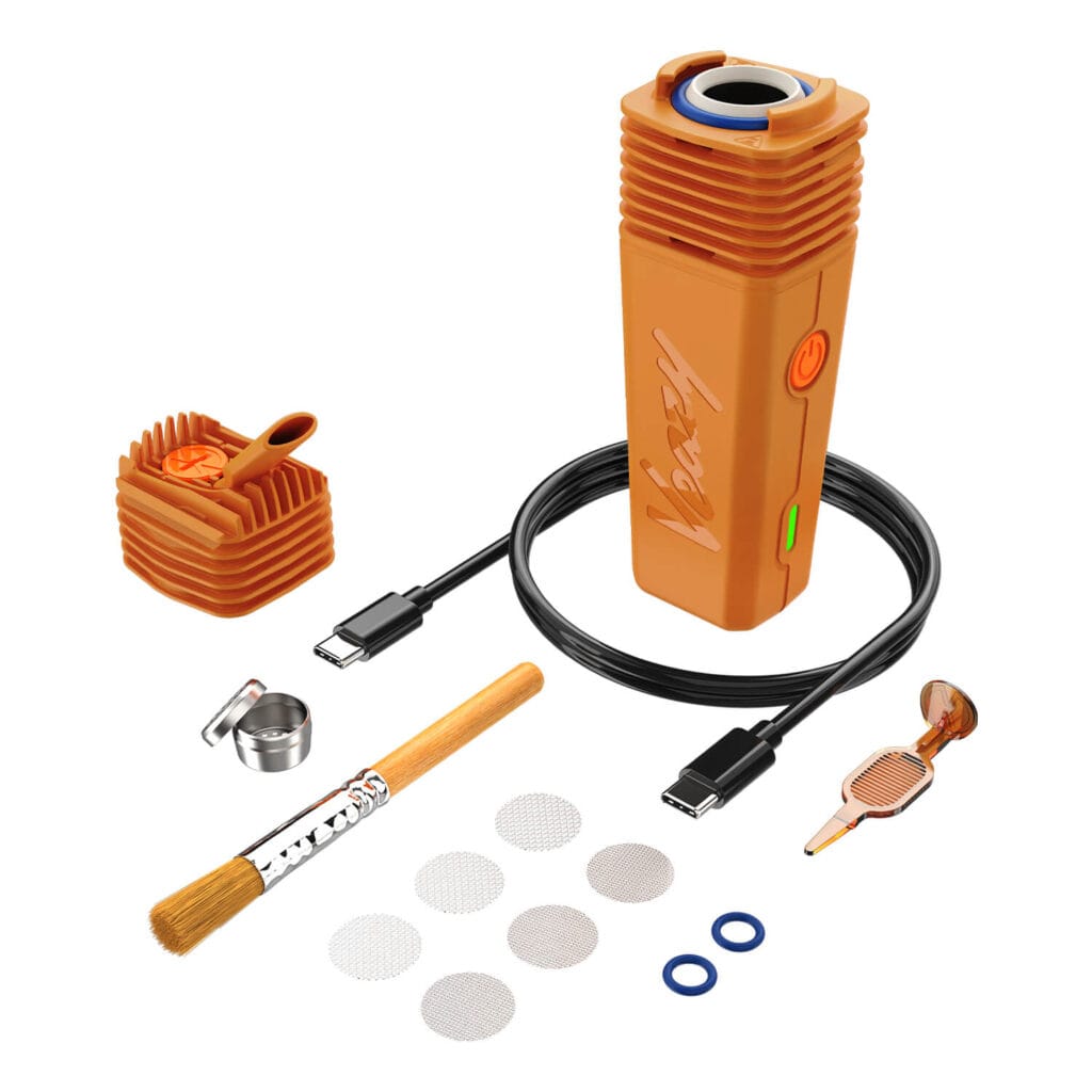 Storz & Bickel Veazy Inspiring Oranje apparatuur