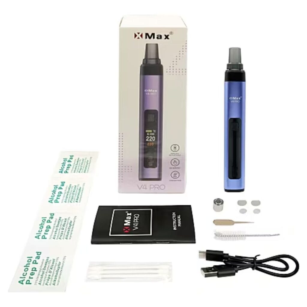 XMAX V4 Pro with packaging and accessories