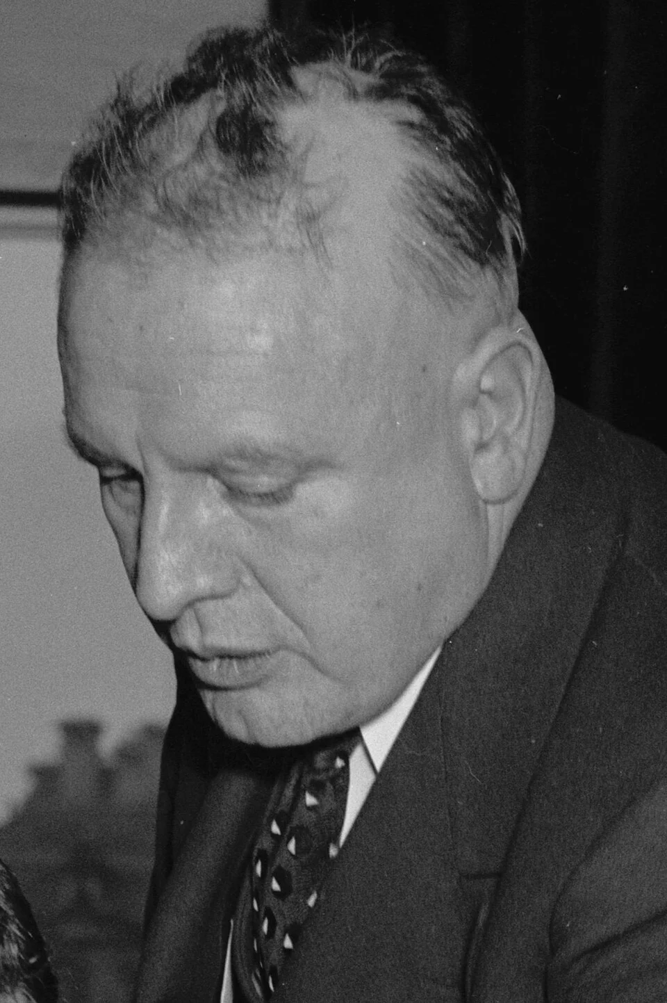 Portrait de Harry J. Anslinger, directeur du Federal Bureau of Narcotics, 1938