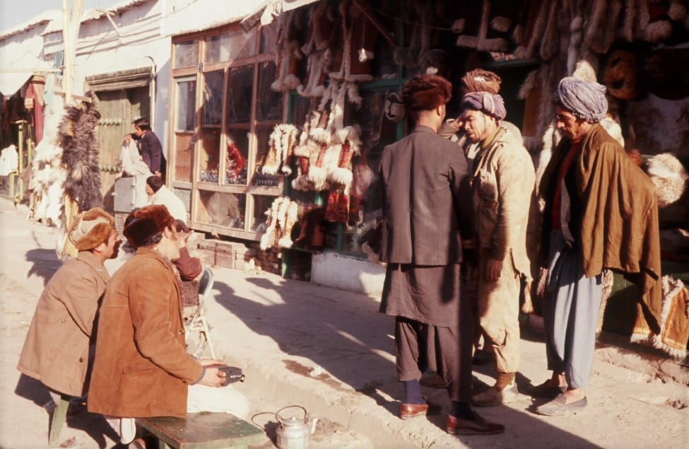Chicken Street in Kabul in November 1975