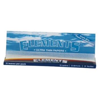 Open pack of Elements King Size Ultra Thin rolling papers