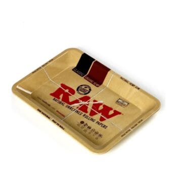 RAW Rolling Tray Mini i metal med klassisk RAW-design