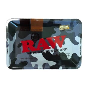 RAW Rolling Tray Urban Camo Mini med camouflagemønster