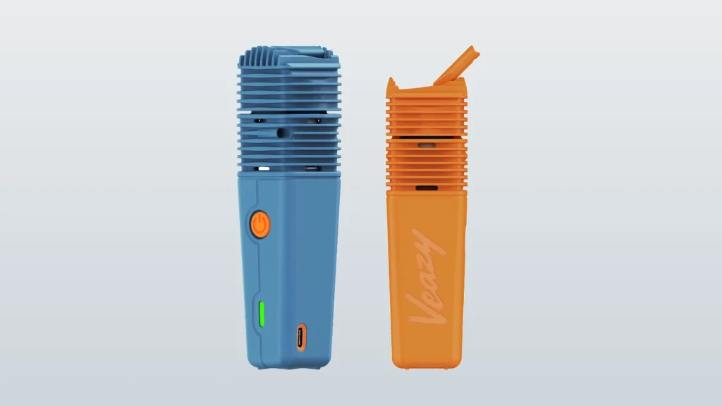 Storz & Bickel Veazy in Dynamic Blue und Inspiring Orange