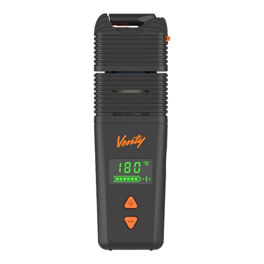 Storz & Bickel Venty vaporizer edestä näytön kanssa
