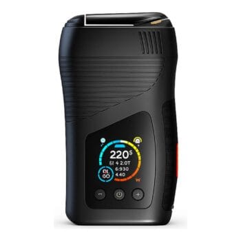 WOLKENKRAFT LIVE vaporizer vooraanzicht met kleurendisplay