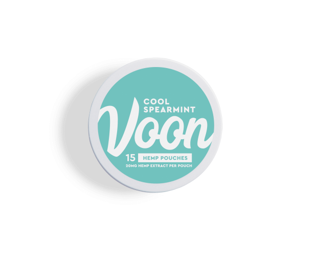 Voon Cool menthe verte CBD slim pouches